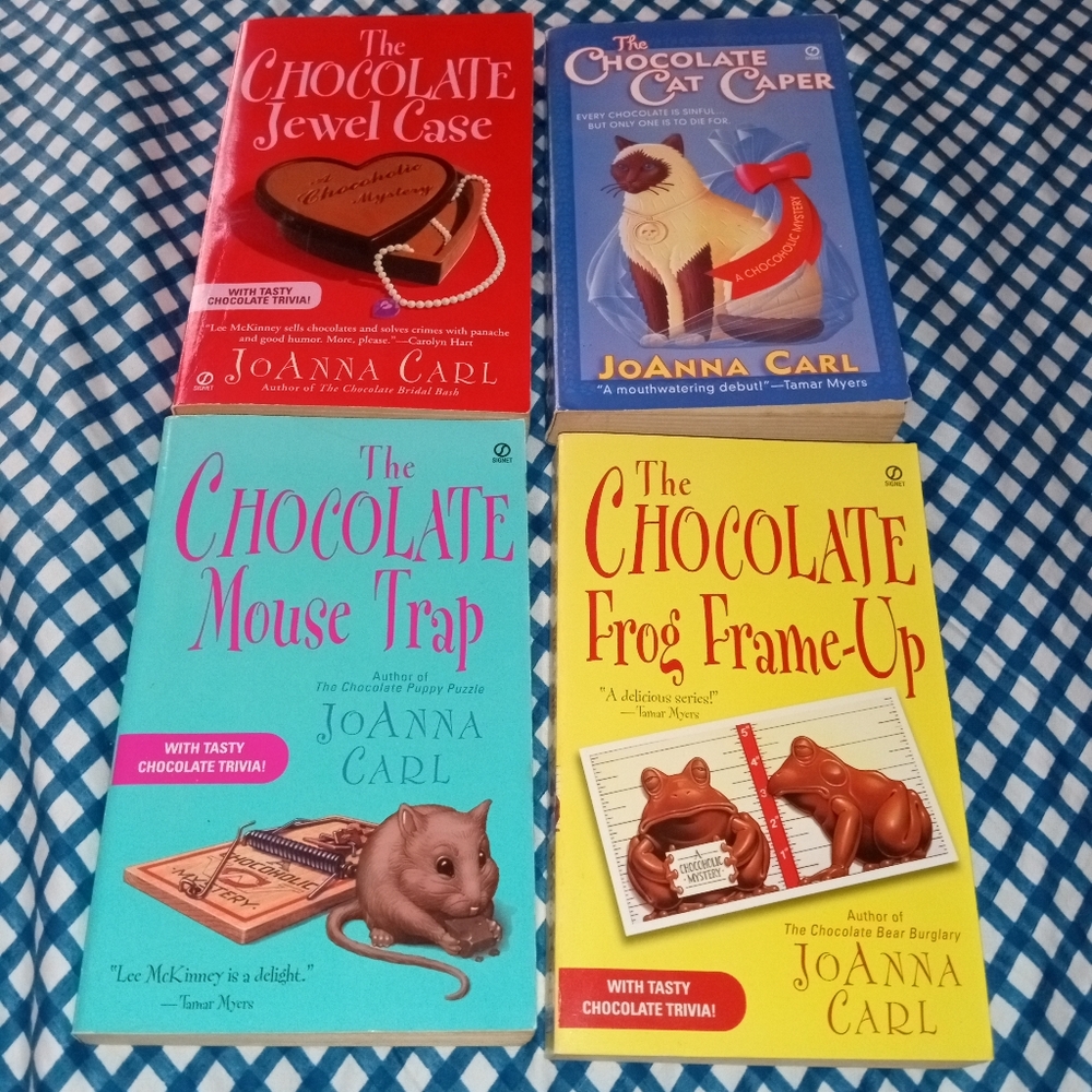 Set of 4 Joanna Carl Chocolate Mystery Books